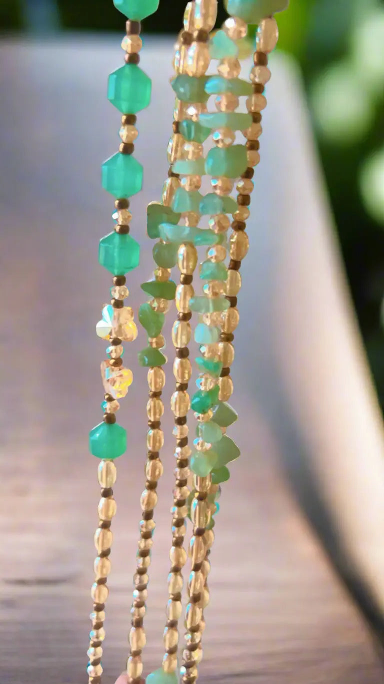 Green Aventurine Waist Beads - Image #5