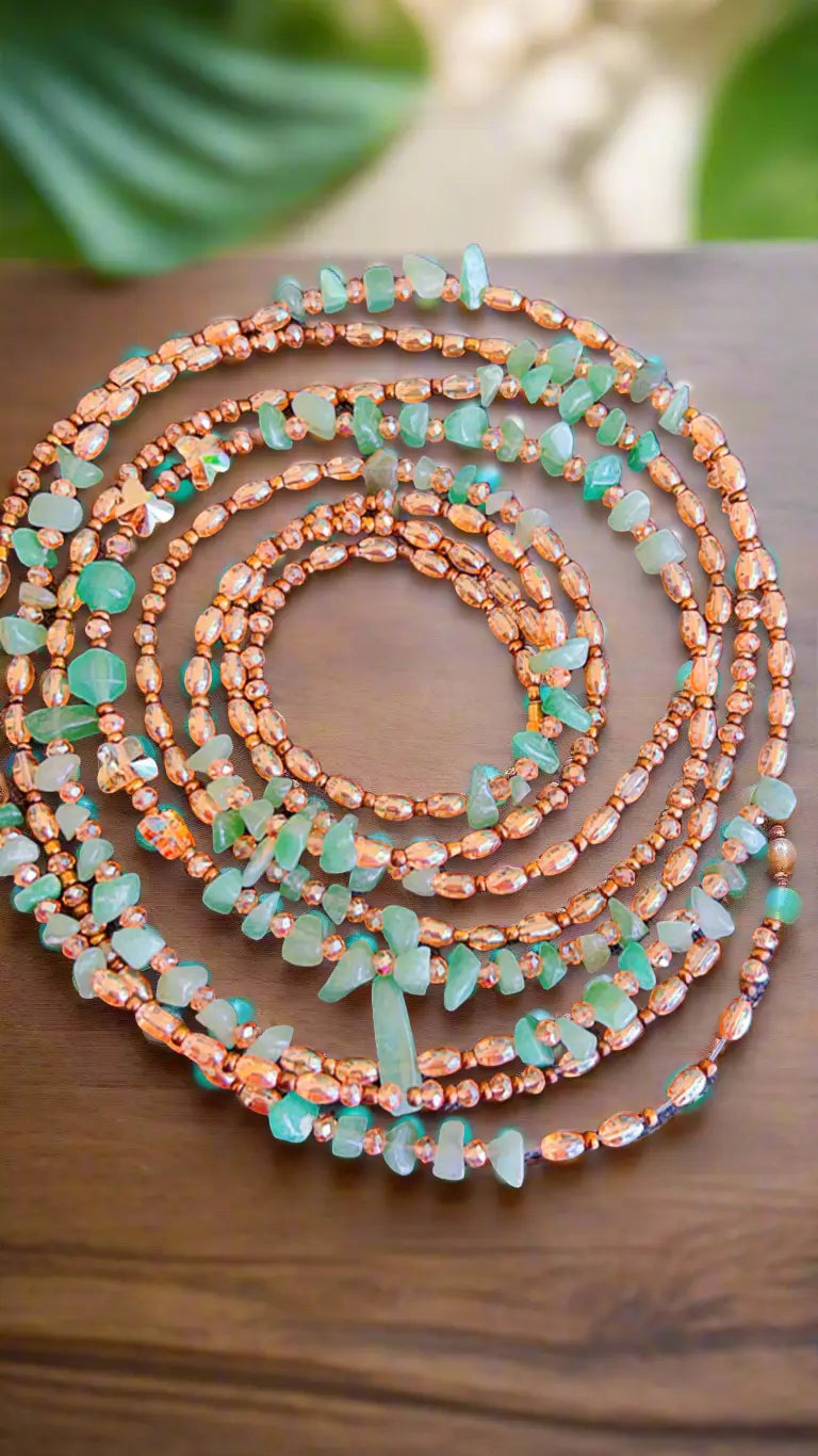 Green Aventurine Waist Beads - Image #6