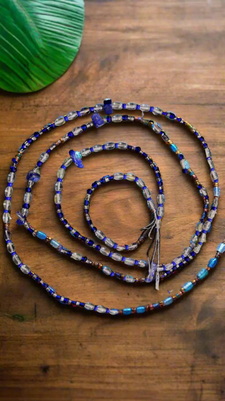 Lapis Lazuli Gemstone Waist Beads - Image #4