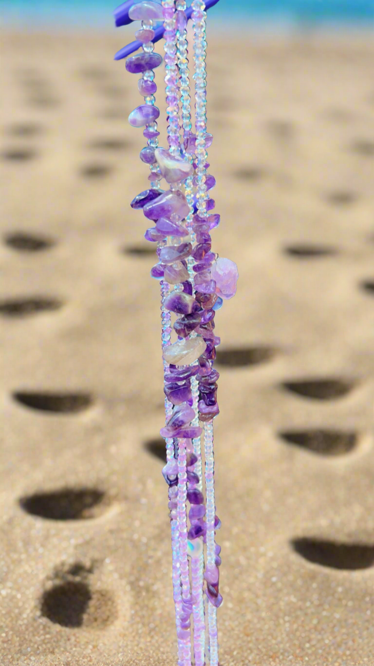 Amethyst Waist Beads