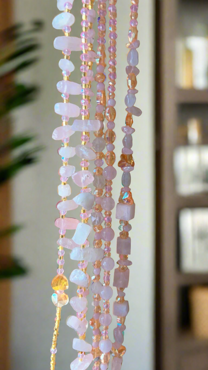 Rose Quartz Gemstone Waist Beads