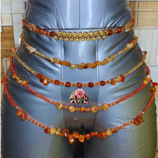 Red Carnelian Waist Beads - Image #1