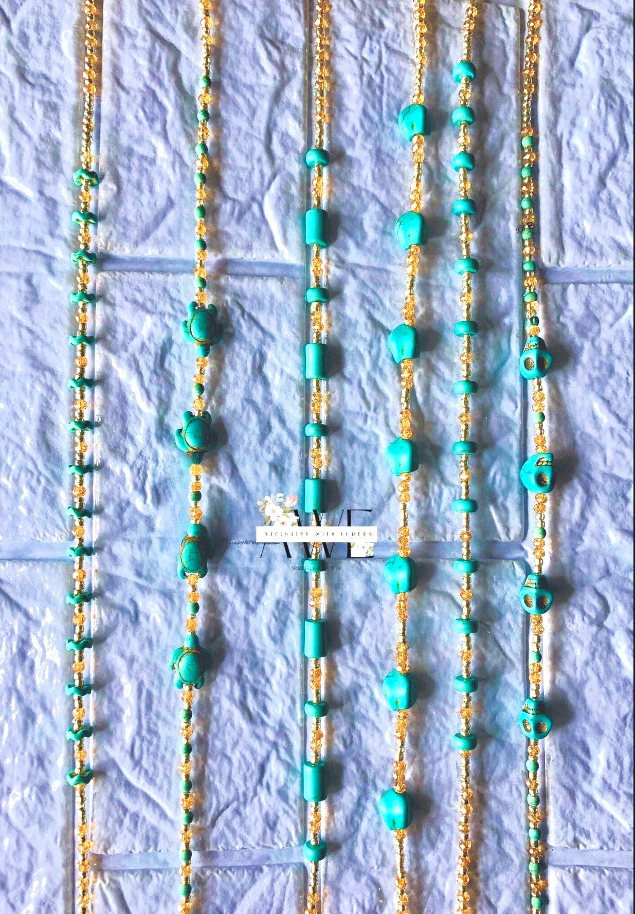 Authentic Turquoise Waist Beads