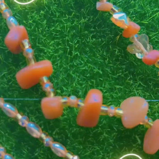 Orange Aventurine Waist Beads